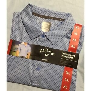 Callaway Men's Moisture OPTI DRI Wicking Performance Golf Polo XL Regatta New